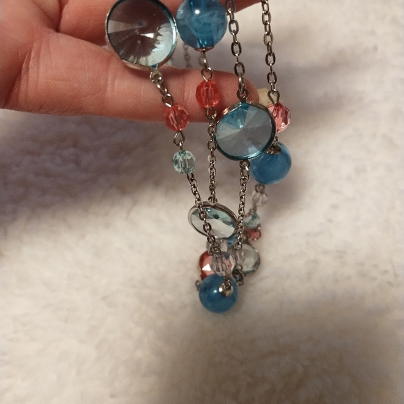 Set of 4 vintage beaded necklaces - Picture 12 of 14